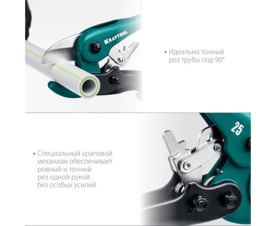 Высокоскоростной труборез по пластиковым трубам KRAFTOOL Expert-25 до 25 мм 23381-25_z01 – изображение 4