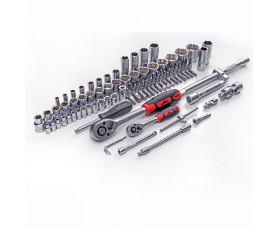 Набор инструмента СЕРВИС КЛЮЧ 94 предмета, 12 граней 12094 – изображение 5