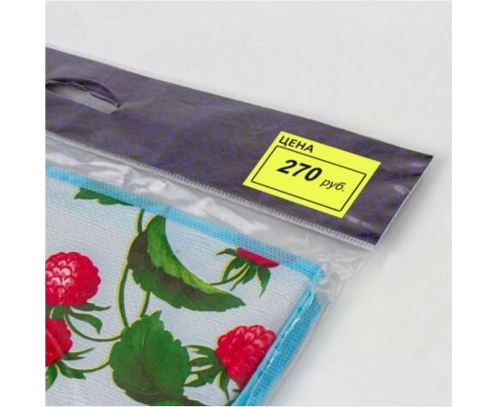 Ценник BRAUBERG Цена 50х40мм, большой, желтый, самоклеящийся, комплект 5 рулонов по 200шт, 112358 – изображение 6