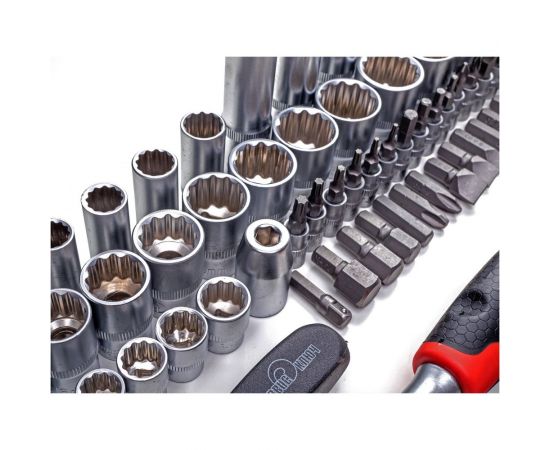 Набор инструмента СЕРВИС КЛЮЧ 94 предмета, 12 граней 12094 – изображение 6