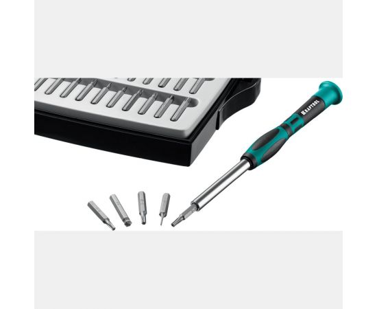 Отвертка для точных работ KRAFTOOL Precision-51 со сменными битами 51 предмет 25691 – изображение 7