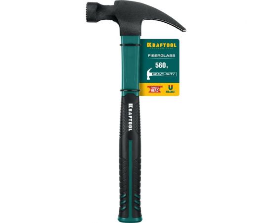 Столярный молоток-гвоздодёр KRAFTOOL Fiberglass 560 г 20265-56_z01 – изображение 8