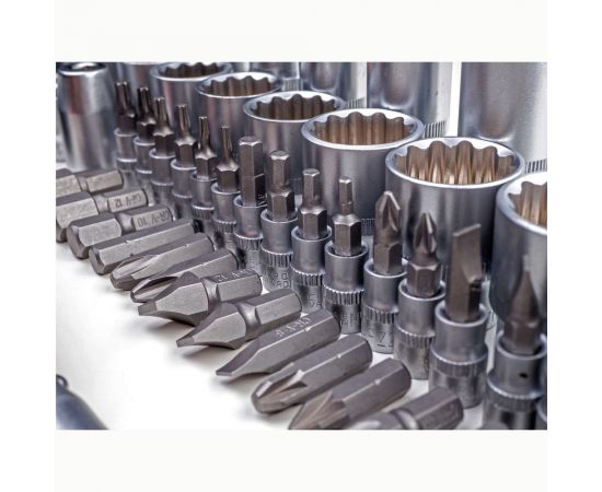 Набор инструмента СЕРВИС КЛЮЧ 94 предмета, 12 граней 12094 – изображение 8