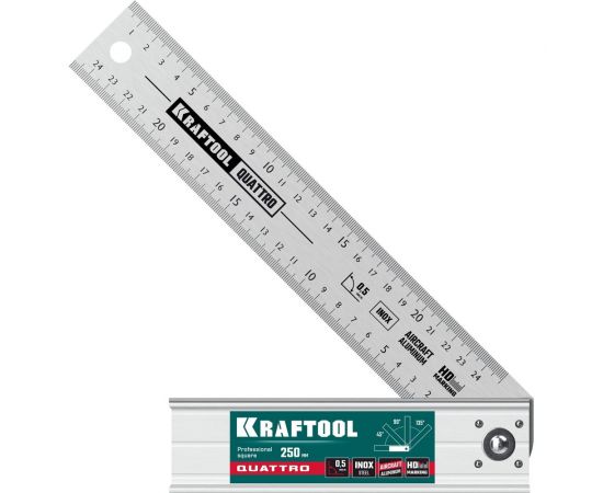 Складной столярный угольник KRAFTOOL Quattro 250 мм 3444 – изображение 9
