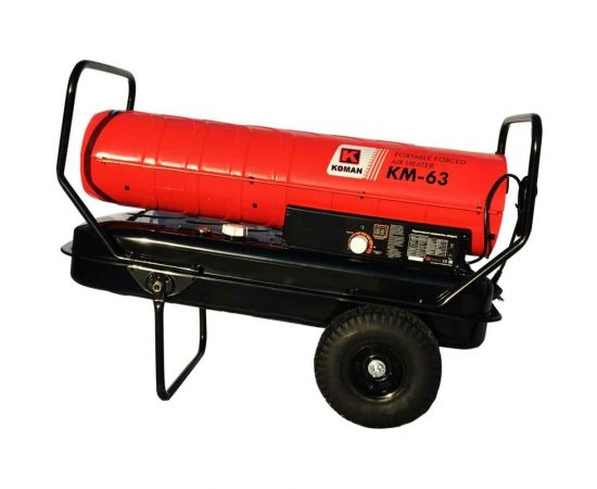 Тепловая пушка KOMAN дизель/керосин 63KW прямой нагрев, KM-63 