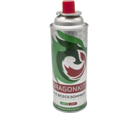 Туристический одноразовый баллон DRAGONKIT газ 220 гр 00-00003273 