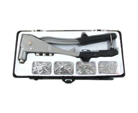 Заклепочник CNIC литой усиленный с комплектом заклепок L260мм PY-027 10.5" в пласт. футляре 53834 