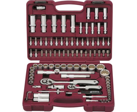 Универсальный набор инструмента THORVIK 1/4"",1/2""DR UTS0094/12 