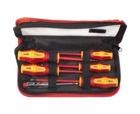 Набор диэлектрических отверток КВТ "Профи" НИО-06-S 87129 