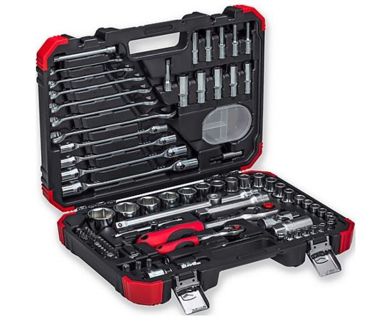 Набор торцевых головок 1/2 и 1/4 дюйма, 92 шт Carolus 3066622 