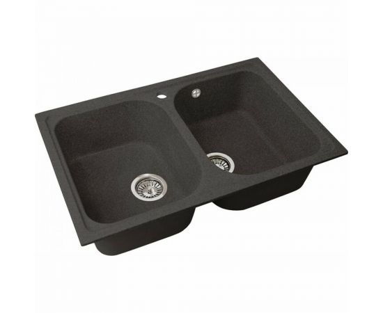 Кухонная мойка GreenStone GRS-15 цвет: черный GRS-15-308 