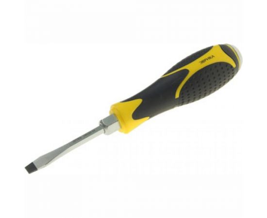 Шлицевая отвертка SL6.5х 75мм H6мм магнитная ударная силовая ЭВРИКА ER-4SA-04 
