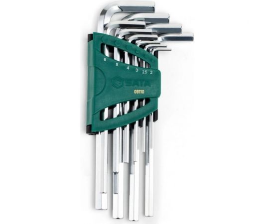 Шестигранники SATA 10 предметов пластиковый блистер SVCM+ 09110 