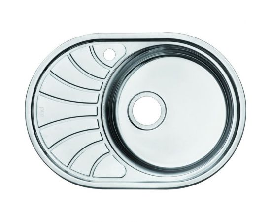 Мойка IDDIS Suno S, нерж. сталь, шелк, чаша справа, 650x460, ID SUN65SRi77 