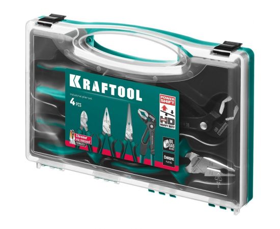 Набор губцевого инструмента KRAFTOOL 4 шт 22012 – изображение 12