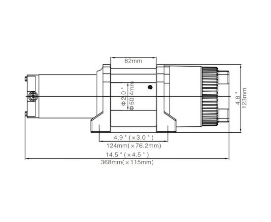 Электрическая лебёдка RUNVA 12V 3500A lbs 1588 кг синтетический трос EWT3500ASR – изображение 16