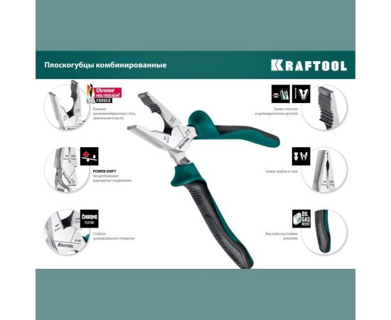 Набор губцевого инструмента KRAFTOOL 4 шт 22012 – изображение 17