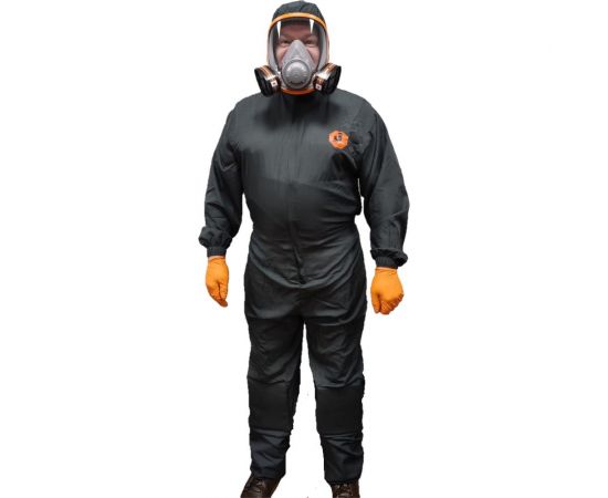 Малярный многоразовый комбинезон с наколенниками Jeta Safety Paint-Expert серый JPC155-M – изображение 2