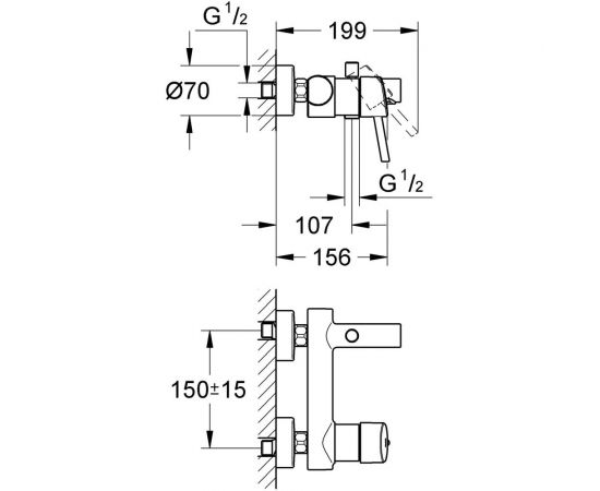 Смеситель для ванны GROHE Concetto New 32211001 – изображение 2
