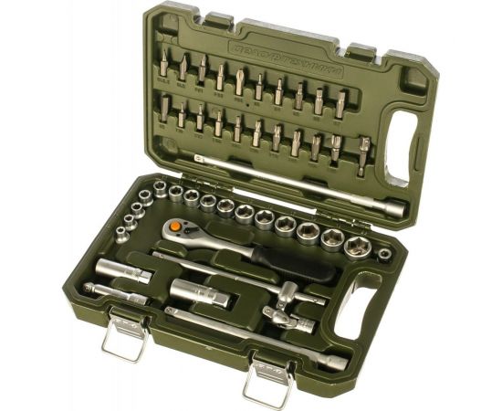 Набор головок и принадлежностей 3/8, 45 предметов Дело Техники 610745 – изображение 2