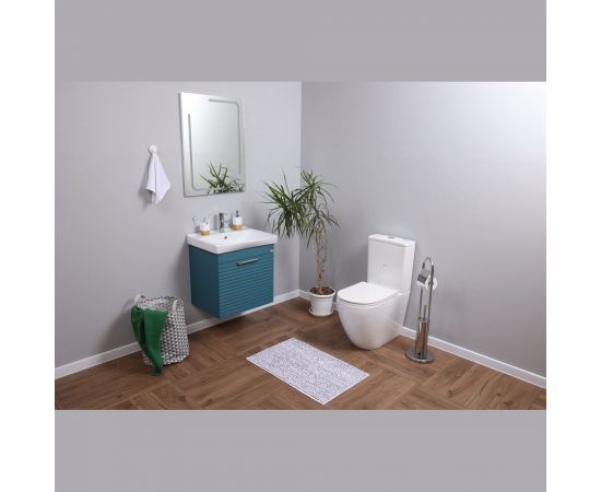 Унитаз-компакт ALCORA Impresion 3/6, безободковый, с сиденьем дюропласт, микролифт LT-2157A-R – изображение 3