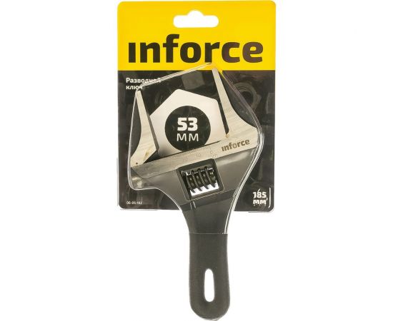 Компактный разводной ключ 185 мм Inforce 06-05-102 – изображение 3