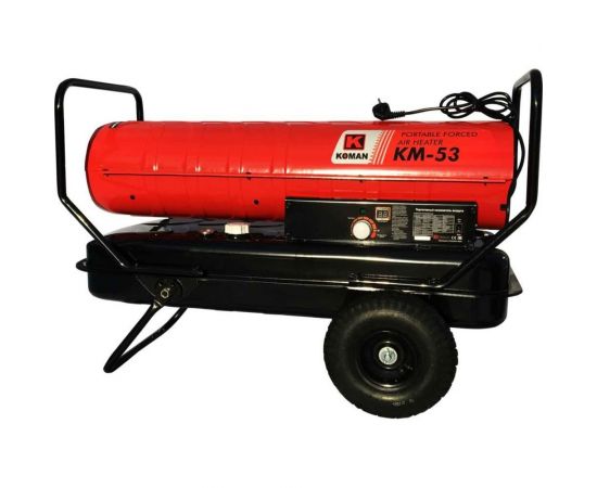 Тепловая пушка KOMAN дизель/керосин 53KW прямой нагрев, KM-53 – изображение 3