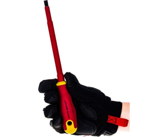 Диэлектрическая отвертка до 1000 Вт SL 8,0 х 175 мм STAYER 25141-08-17 – изображение 3