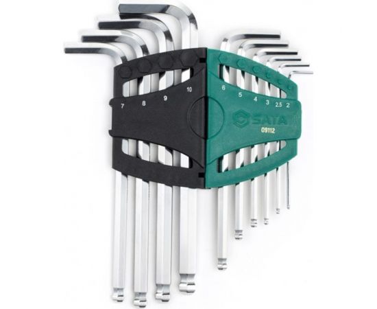 Шестигранники SATA 10 предметов сферические концы SVCM+ 09112 – изображение 3
