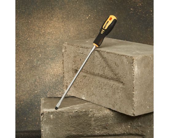 Шлицевая отвертка REXANT SL 8х250 мм, двухкомпонентная рукоятка 12-6434 – изображение 3