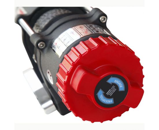 Электрическая лебёдка RUNVA 12V 3500A lbs 1588 кг синтетический трос EWT3500ASR – изображение 4