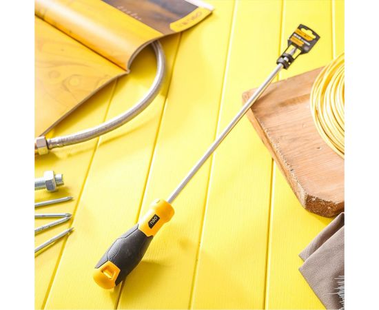 Крестовая отвертка DELI DL638300 PH3x300 мм 98374 – изображение 4