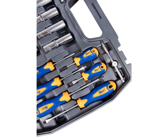 Набор инструмента KRAFT 1/2 Dr и 1/4 Dr 109 предметов KT 700678 – изображение 5