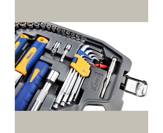 Набор инструмента KRAFT 1/2 Dr и 1/4 Dr 109 предметов KT 700678 – изображение 6