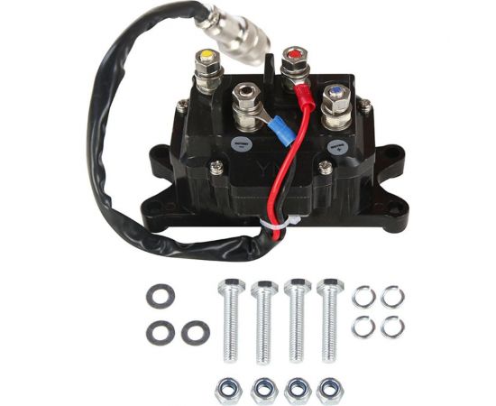 Электрическая лебёдка RUNVA 12V 3500A lbs 1588 кг синтетический трос EWT3500ASR – изображение 6