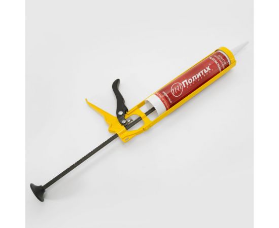 Силиконовый нейтральный герметик Политех (прозрачный; 280 мл) 6507924 – изображение 7