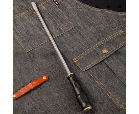 Ударная шлицевая отвертка DELI dl6270121 со сквозным хвостовиком, SL9.5x300 мм 104568 – изображение 7