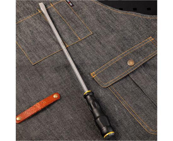 Ударная шлицевая отвертка DELI dl6270081 со сквозным хвостовиком, SL8x200 мм 104563 – изображение 8