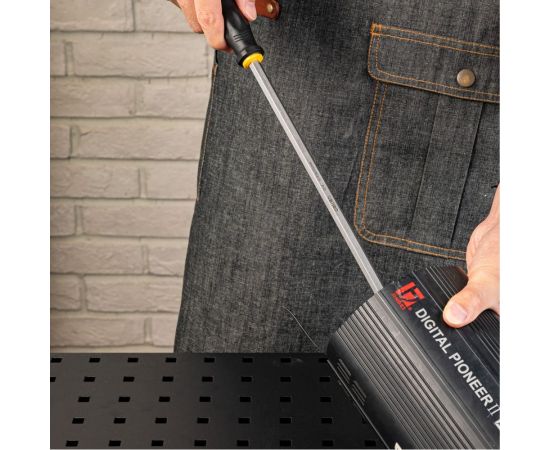 Ударная шлицевая отвертка DELI dl6270081 со сквозным хвостовиком, SL8x200 мм 104563 – изображение 9