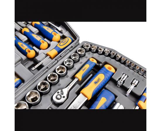 Набор инструмента KRAFT 1/2 Dr и 1/4 Dr 109 предметов KT 700678 – изображение 9