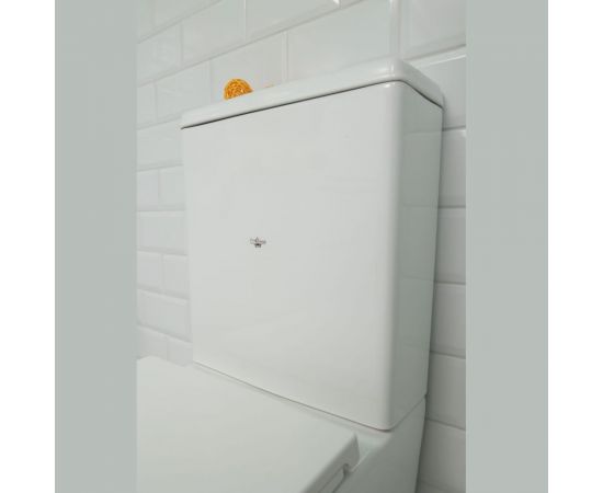 Унитаз-компакт ALCORA Impresion 3/6, безободковый, с сиденьем дюропласт, микролифт LT-2157A-R – изображение 9