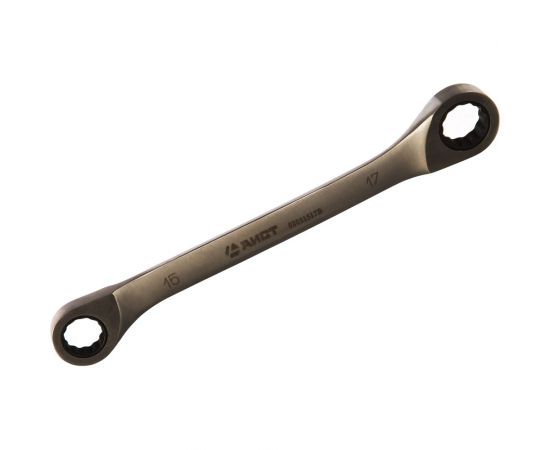 Накидной ключ с храповым механизмом 15х17мм 72 зуба AIST 02031517B 00-00002491 