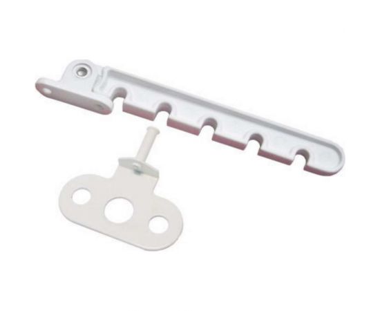 Оконный ограничитель Скобис 5-и позиционный, пластиковая гребенка, белый, 100 шт. 4680016802032 