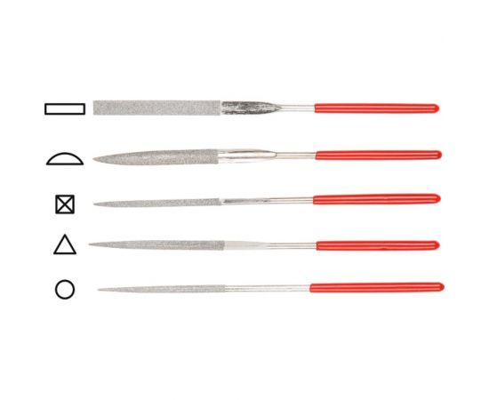 Набор надфилей STARTUL алмазных 140х50х3мм 5 предметов Profi ST4046-5 