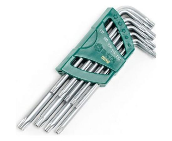 Шестигранники SATA 9 предметов TORX пластиковый блистер S2 09702 