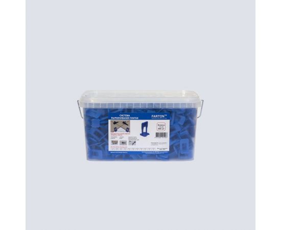 Система выравнивания плитки Клипса 800 шт, 1 мм Farton 100013 – изображение 2