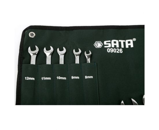 Набор комбинированных ключей 14шт Sata 09026 – изображение 2