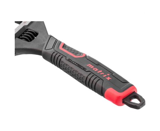Разводной ключ MATRIX PRO тонкие губки фосфатированный 2-х компонентная рукоятка 200 мм 15577 – изображение 2