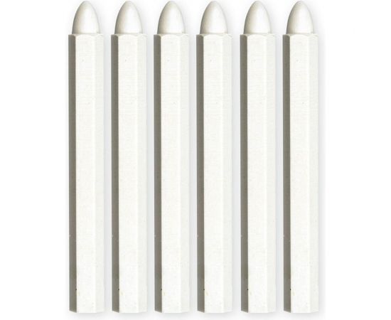 Набор восковых карандашей, белые, 6 шт. Энкор 3687 – изображение 2