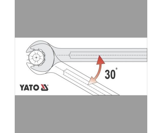 Рожковый ключ 12х13 мм YATO САТИН YT-0370 – изображение 2
